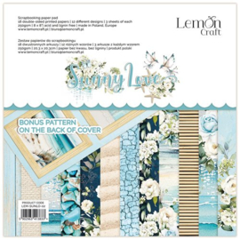 Paper Pad Sunny Love 20,5x20,5cm, 250 gsm - Lemon Craft