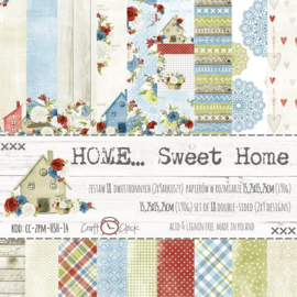 Paperpad 15,2 x 15,2 cm - Home Sweet Home - Craft-O-Clock