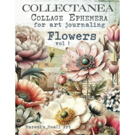 Maremi's Small Art - Collectanea Collage Pages for Art Journaling - Flowers