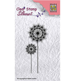 SIL014 Silhouette stempel Flowers - Nellie Snellen