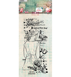 JMA-SYL-STAMP798 - Lovely Lady Sending You Love nr.798
