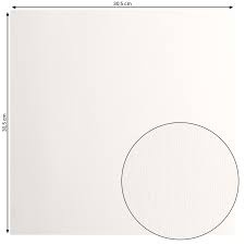 2926-101 Florence • Cardstock Papier 216g Glad 30,5x30,5cm Off-White 20x  - PAKKETPOST!!
