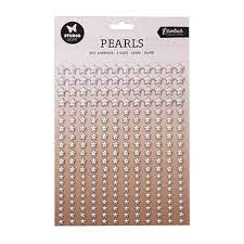 SL-ES-PEARL12 - Self Adhesive - 3 Sizes - Stars - Silver