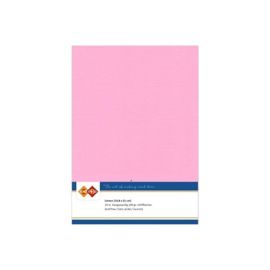 16 Pink - Linnen Karton A5 - 10 stuks - 240 grams - Card Deco
