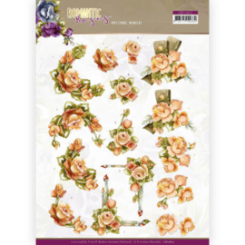 CD11612 3D Knipvel A4 - Romantic Roses - Marieke Design