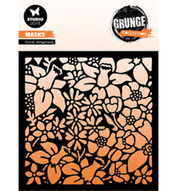 SL-GR-MASK182 - Floral background Grunge collection nr.182