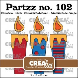 CLPartzz102 3 Kaarsen