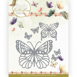 PM10255 Snij- en embosmal -  Beautiful Butterfly - Marieke Design