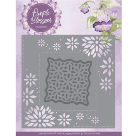 PM10275 Dies - Precious Marieke - Purple Blossom - Blossom Frame