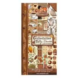 Coffee and Chocolate Collectables 6x12 Inch Paper Pack (SBBV26)