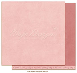 1166 Scrappapier dubbelzijdig Monochromes  -  Tropicial Garden - Maja Design