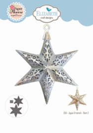 2158 Elizabeth Craft Design - Joyous Christmas Collection - Cutting Dies Ornaments Star 2