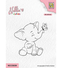 NCCS039 Clearstempel - Elephant