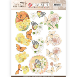 SB10218 Stansvel A4 - Classic Butterflies and Flowers - Jenine's Art