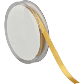Lint 10mm breed - Goud - per meter