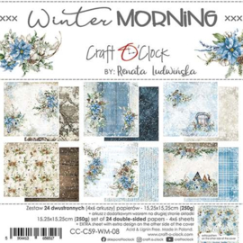 Craft O Clock Paper Pack 15x15 cm Winter Morning