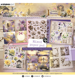 JMA-GB-MPP322 - Mixed Paper Pad Vellum, unicolor & elements Growing & Blooming nr.322