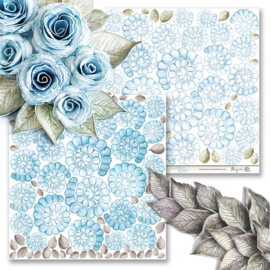 PSM0416 Cutting Sheet - My CrafTime / Margaret Paper Design - Summer Time - Rose Blue - PAKKETPOST!