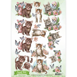 CD10961 Knipvel A4 - Sweet Pets - Amy Design