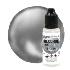 Alcohol ink pearl - 12 ml - silver