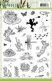 ADCS10072 Clearstempel - Friendly Frogs - Amy Design