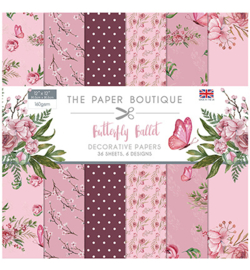 PB1167 Paperpad 30.5 x 30.5 cm Butterfly Ballet - The Paper Boutique PAKKETPOST!