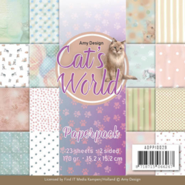ADPP10029 Paperpad - Cats World- Amy Design