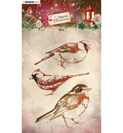 SL-MC-STAMP499 - Birds Magical Christmas nr.499