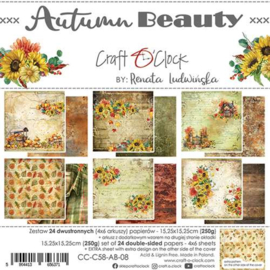 Craft O Clock Paper Pack 15x15 cm Autumn Beauty