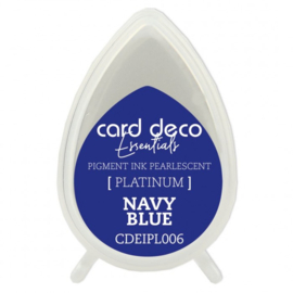 CDEIPL006 Card Deco Essentials Pigment Ink Pearlescent Navy Blue
