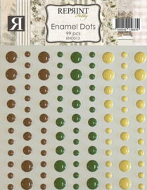 END013 Reprint - Cozy Christmas - Enamel Dots