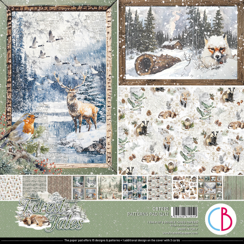 Forest Tales 12x12 Inch Patterns Pad (8pcs) (CBT090) - PAKKETPOST!!!