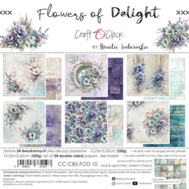CC-C85-FOD-10 Papers 15x15 cm Flowers of Delight