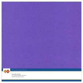 18 Violet - Linnen Karton 30,5 x 30,5cm - 10 stuks - 200 grams - Card Deco - PAKKETPOST!!