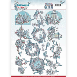 CD11134 Knipvel A4  - Christmas Dreams - Yvonne Creations