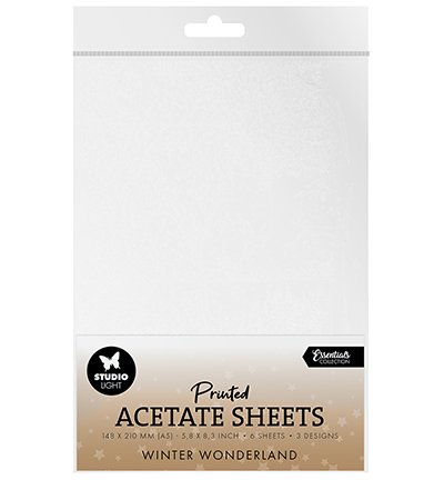 SL-ES-ACS19 - Acetate Sheets Winter wonderland Essentials nr.19