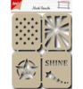 6002-0829 Scrap stencil - Joy Crafts