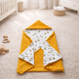 Wikkeldeken - Cuddle Oker / Watercolor Fantasy