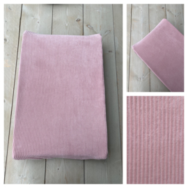 Aankleedkussen hoes - Corduroy Rib Roze