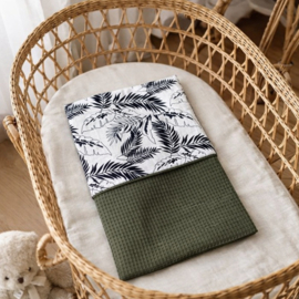 Dekentje - Army / Tropical Flowers