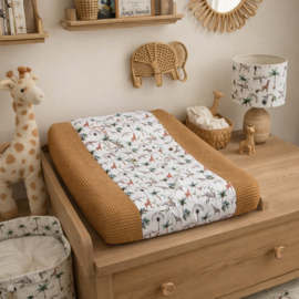 Aankleedkussen hoes - Cognac / Safari