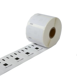 Dymo 11354 / S0722540 compatible multifunctionele labels, 57 x 32mm 1000 labels per rol verwijderbaar