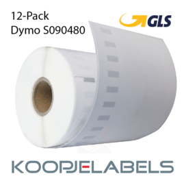 12 rollen GLS Dymo S0904980 4XL compatible labels