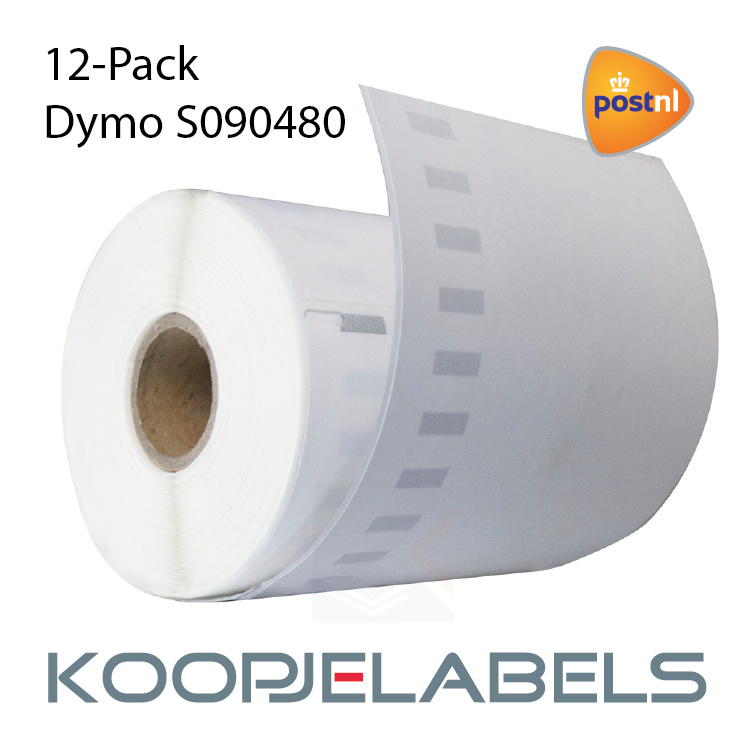 12 rollen PostNL Dymo S0904980 4XL compatible labels