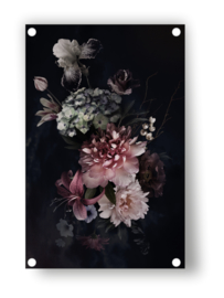 Tuin Poster | vintage bloemen|  50x70 cm