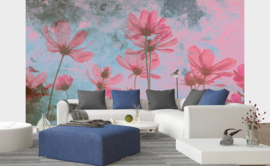 Dimex fotobehang bloemen roze 0362