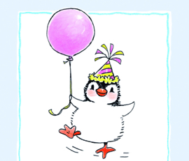 Penguin with a Balloon 5053 A/B Sweet Collection