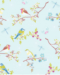 Eijffinger Pip Studio IIII behang 375081 Early Bird Light Blue