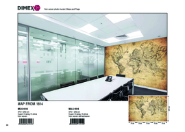 Dimex fotobehang  wereldkaart MS-5-1515