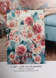 Colorful Florals & Retro INK7294 Pink Roses